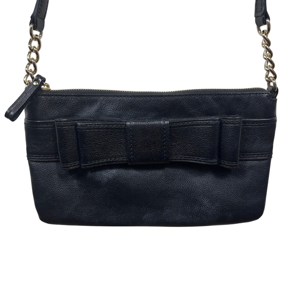 Kate Spade Villabella Avenue Celina Leather Bow Crossbody Purse Bag Womens OS